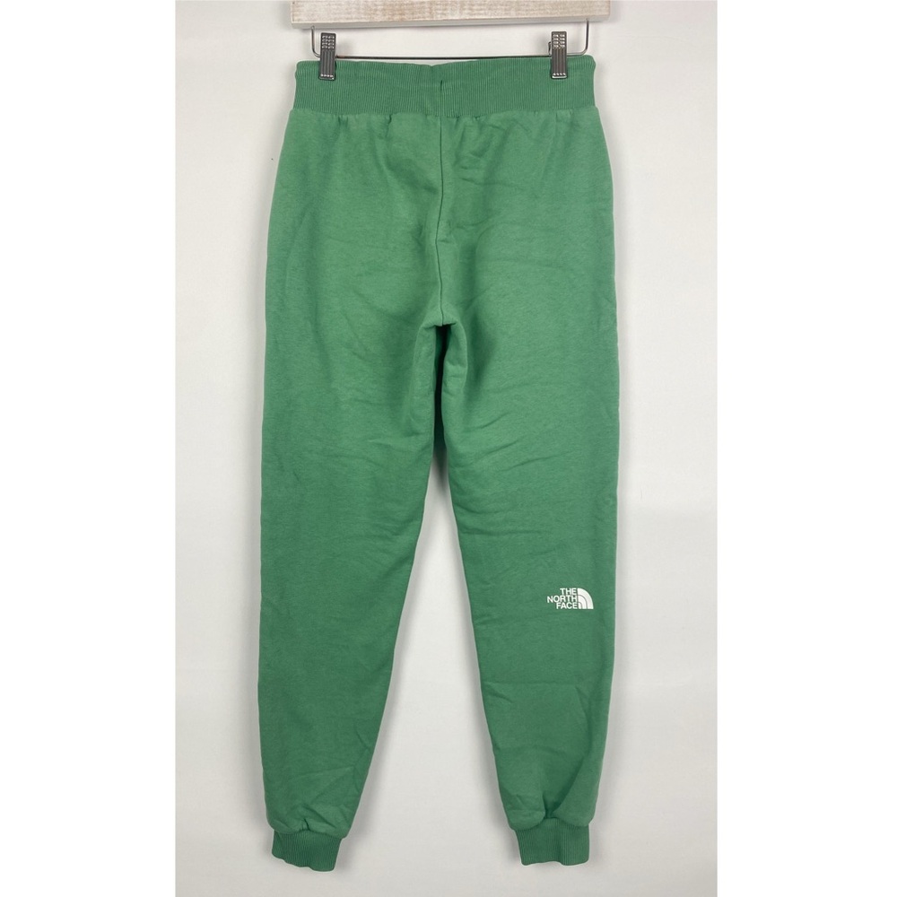 The North Face Womens Box Logo Joggers XS Green Athletic Loungewear High Waisted - Picture 6 of 10